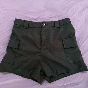 SHEIN Black Cargo Women's Shorts